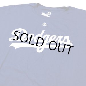 画像: Majestic社製 LA Dodgers Bigsize TEEブルー