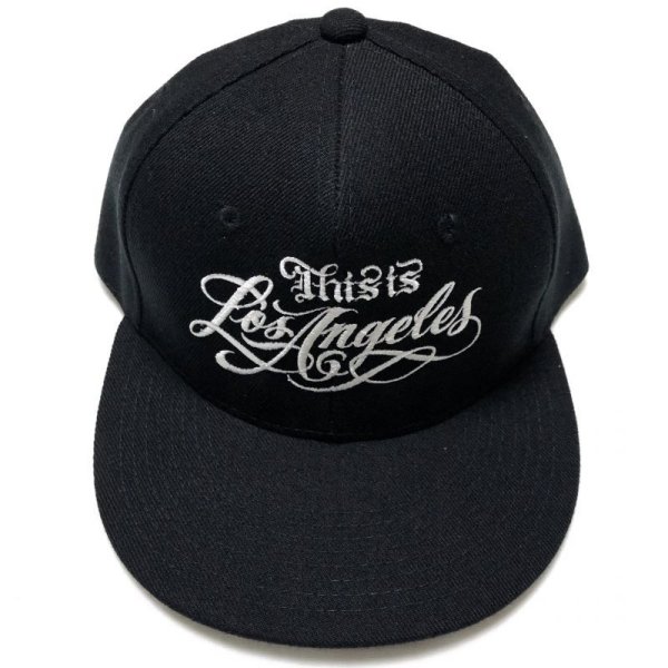 画像2: EstevanOriol "This is Los Angeles" Snapback cap ブラック (2)