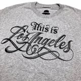 画像: Estevan Oriol This is Los Angeles TEE ライトグレー