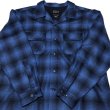 画像2: PENDLETON BOARD SHIRT ブルー／ブラック (2)