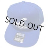 画像: CALIFOGRIFO LA SCRIPT snapback cap ブルー