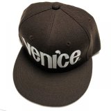 画像: HECHO EN VENICE CLASSIC snapback cap ブラウン