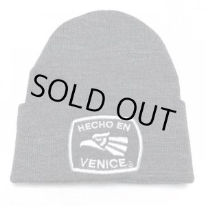 画像: HECHO EN VENICE  HECHO EN knit cap チャコールグレー