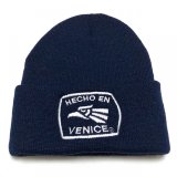 画像: HECHO EN VENICE  HECHO EN knit cap ネイビー