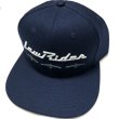 画像1: LOWRIDER Snapback cap ネイビー (1)