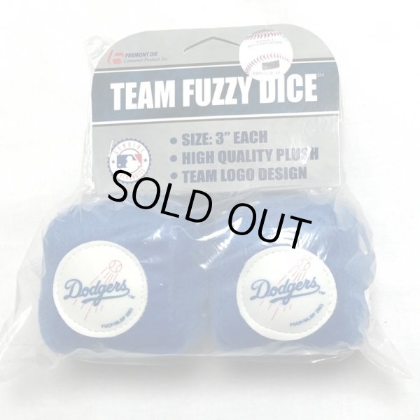 画像1: DODGERS FUZZY DICE (1)