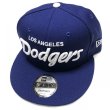 画像1: NEW ERA LA Dodgers OLD LOGO Snapback cap ドジャーブルー (1)