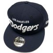 画像1: NEW ERA LA Dodgers OLD LOGO Snapback cap ダークネイビー (1)