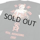 画像: BORN X RAISED × SOUL ASSASSINS TEE ブラック