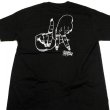 画像3: Estevan Oriol New LA hand sign TEE ブラック (3)