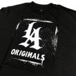 画像1: Estevan Oriol LA ORIGINALS TEE ブラック (1)