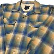 画像1: PENDLETON BOARD SHIRT ブルー/ベージュ (1)