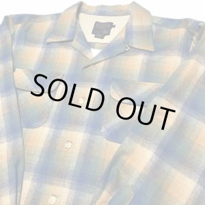 画像: PENDLETON BOARD SHIRT ブルー/ベージュ