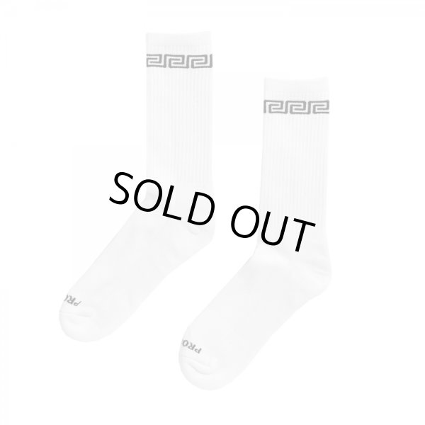 画像1: PROCLUB LINK CREW SOCKS ホワイト (1)