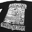 画像1: BORN X RAISED MISTER CARTOON COLLAGE TEE BLACK (1)