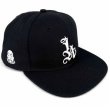 画像1: JOKER BRAND LA Snapback cap ブラック (1)