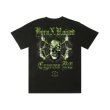 画像1: BORN X RAISED C.H. SKULL & BONES TEE ブラック (1)