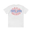 画像1: BORN X RAISED MISTER CARTOON ROCKER TEE ホワイト (1)