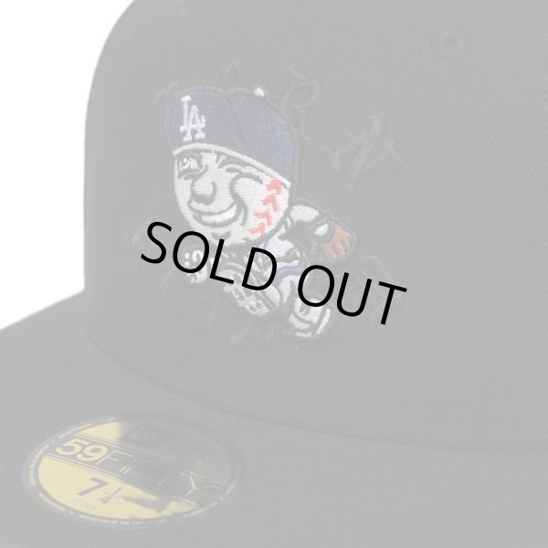 画像6: BORN X RAISED×LA Dodgers× Mr.Cartoon Newera CAP ブラック (6)