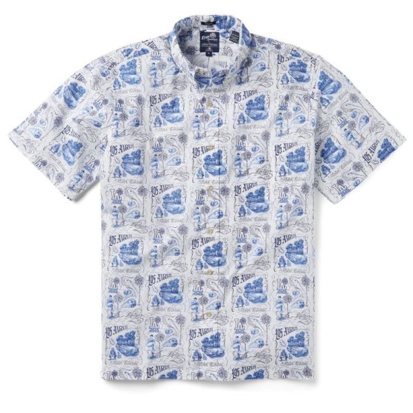 画像2: MISTER CARTOON X REYN SPOONER LOS ANGELES DODGERS ALOHA SHIRT (2)