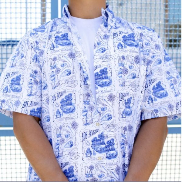 画像3: MISTER CARTOON X REYN SPOONER LOS ANGELES DODGERS ALOHA SHIRT (3)