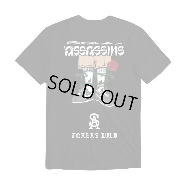 画像1: SOUL ASSASSINS×MISTER CARTOON JOKERS WILD TEE (1)