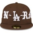 画像3: BORN X RAISED×LA Dodgers Big Logo Newera CAPブラウン (3)