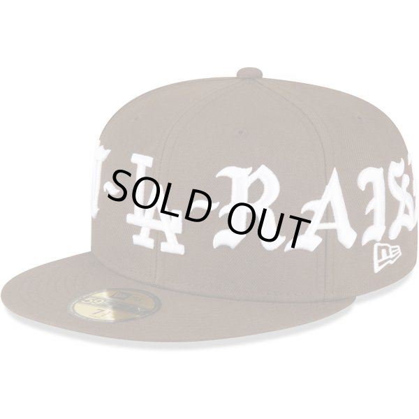 画像1: BORN X RAISED×LA Dodgers Big Logo Newera CAPブラウン (1)