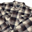 画像3: PENDLETON BOARD SHIRT ベージュ/ブラウン (3)