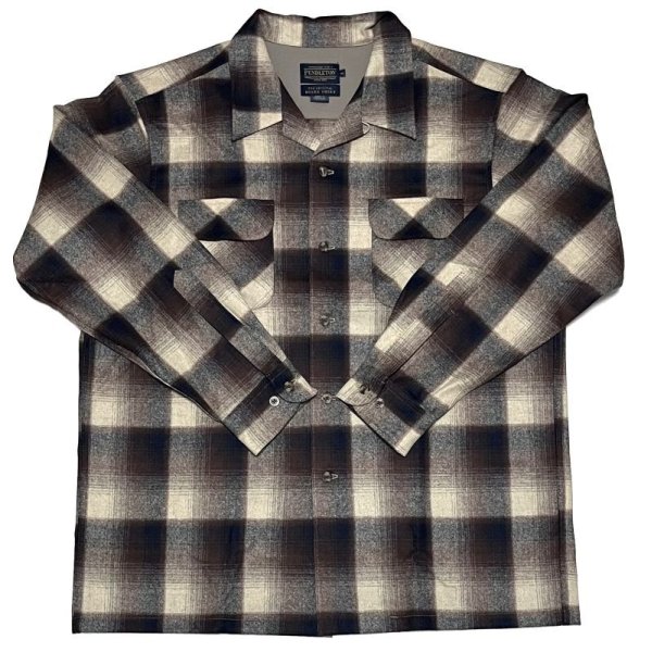 画像4: PENDLETON BOARD SHIRT ベージュ/ブラウン (4)