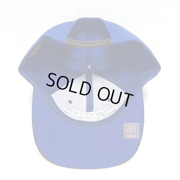 画像2: CALIFOGRIFO LA snapback cap ブルー/ブラック (2)