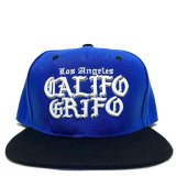 画像: CALIFOGRIFO LA snapback cap ブルー/ブラック