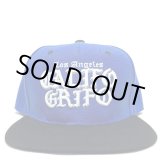 画像: CALIFOGRIFO LA snapback cap ブルー/ブラック