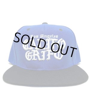 画像: CALIFOGRIFO LA snapback cap ブルー/ブラック