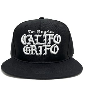 画像: CALIFOGRIFO LA snapback cap ブラック