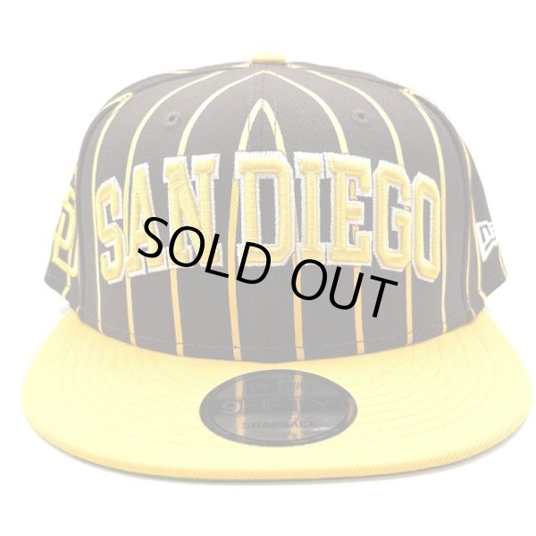 画像1: NEWERA 9fifty SD Padres ストライプ (1)