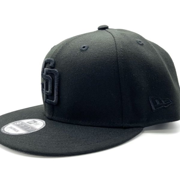 画像2: NEWERA 9fifty SD Padres オールブラック (2)