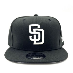画像: NEWERA 9fifty SD Padres ブラック/ホワイト