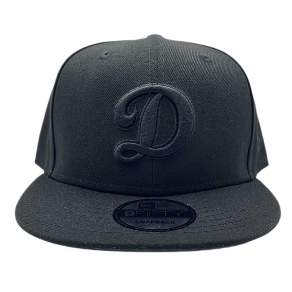 画像1: NEWERA 9fifty Dodgers D ブラックアウト (1)
