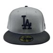 画像1: NEWERA LA Dodgers 59fifty チャコールグレー (1)