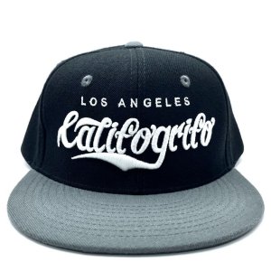 画像: CALIFOGRIFO lettering snapback cap ブラック