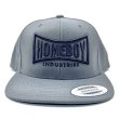 画像1: HOMEBOY Snapback Cap チャコール/ブラック (1)