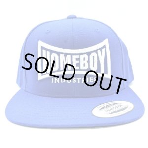 画像: HOMEBOY Snapback Cap ブルー/ホワイト