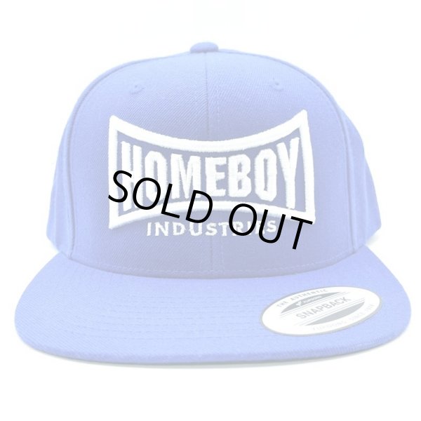 画像1: HOMEBOY Snapback Cap ブルー/ホワイト (1)