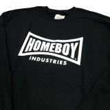 画像: HOMEBOY L/S TEE  ブラック/ホワイト