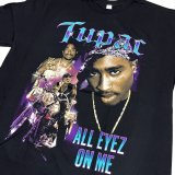 画像: RAP TEE  2PAC blue