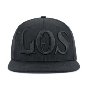 画像: MISTER CARTOON LOS Snapback Cap ブラックアウト