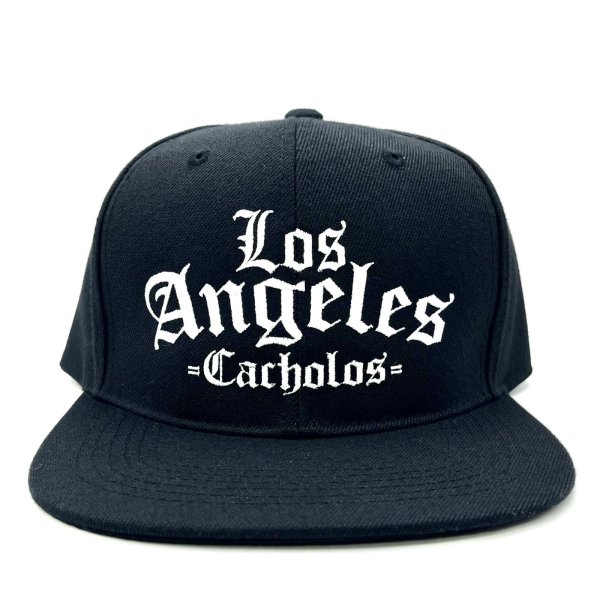 画像1: Los Angeles Cacholos Snapback Cap ブラック (1)