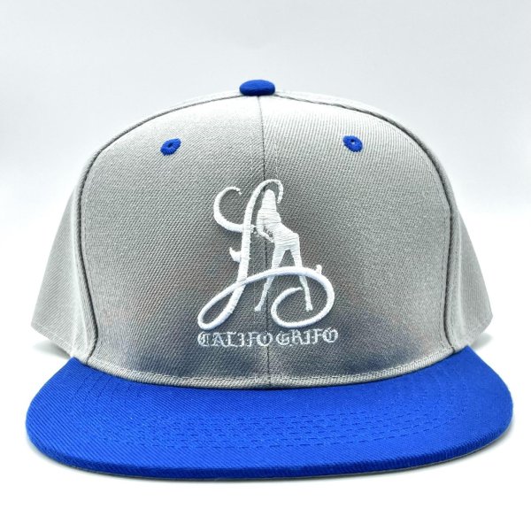 画像1: CALIFOGRIFO LA snapback cap ブルー (1)