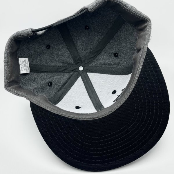 画像3: Cacholos Signature Snapback Cap ブラック/チャコールグレー (3)